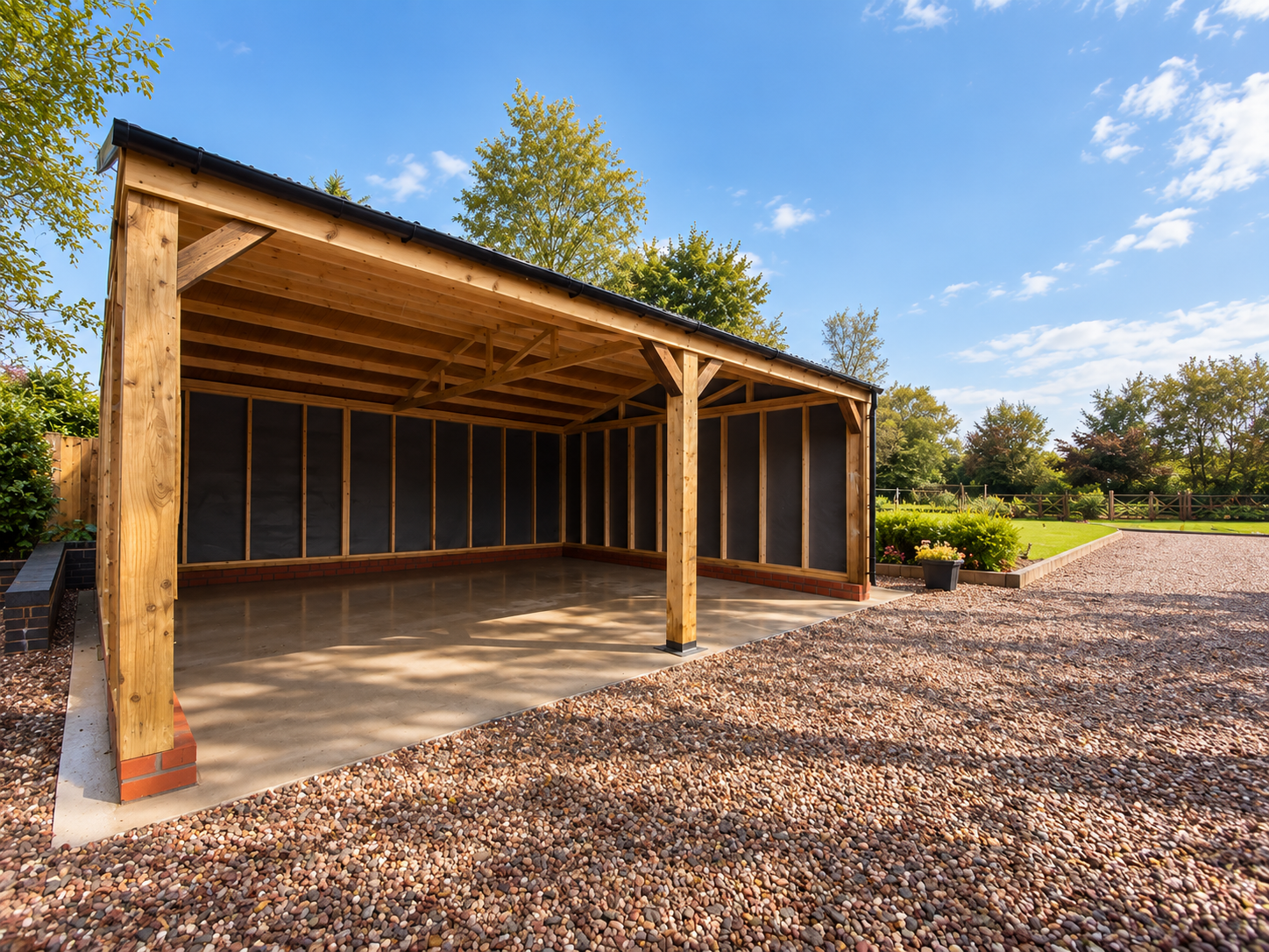open timber buildings large timber workshop