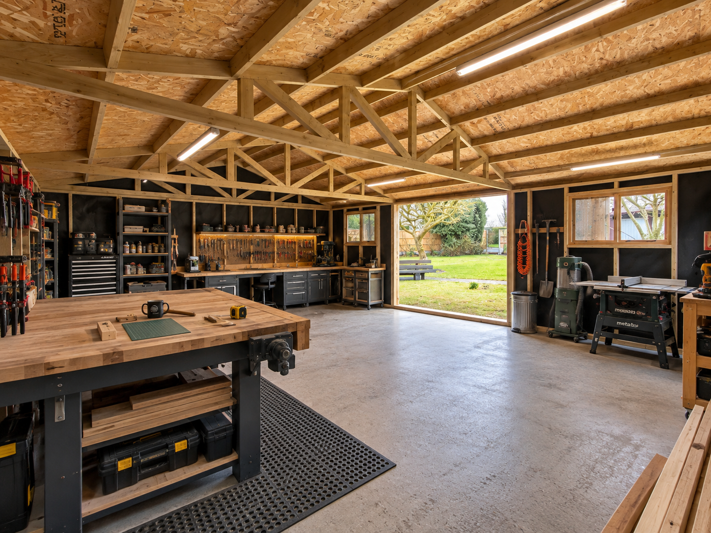timber workshop interior customised timber workshop interior customised